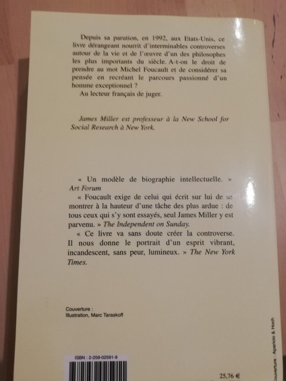 La passion Foucault, James Miller, 2004, Plon