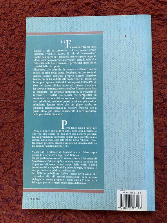 La passione sonnambulica e altri scritti, Pierre Janet, Liguori,