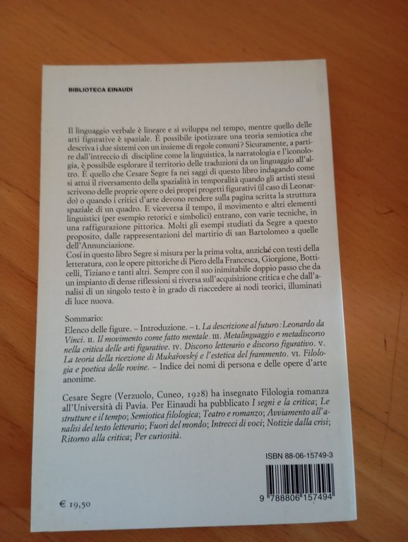 La pelle di San Bartolomeo, Cesare Segre, Einaudi, 2003