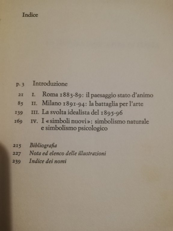 La pittura simbolista in Italia. 1885-1900, Anna Maria Damigella, 1981, …