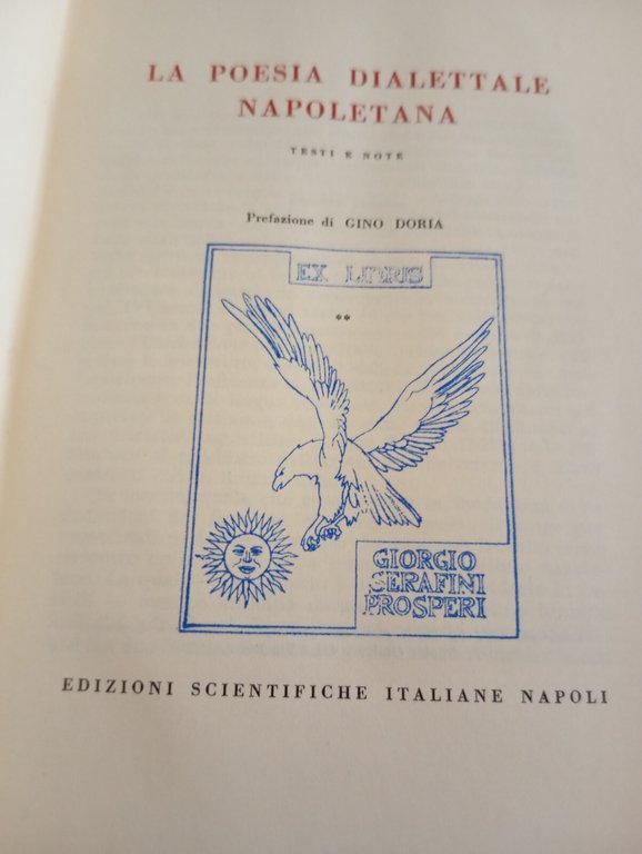 La poesia dialettale napoletana, due volumi, Enrico Malato, 1960