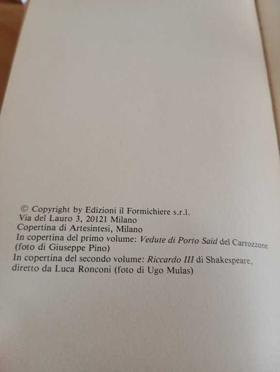 La politica del regista, il teatro 1967 - 1979 A-M, … | Immagine Gallery 15