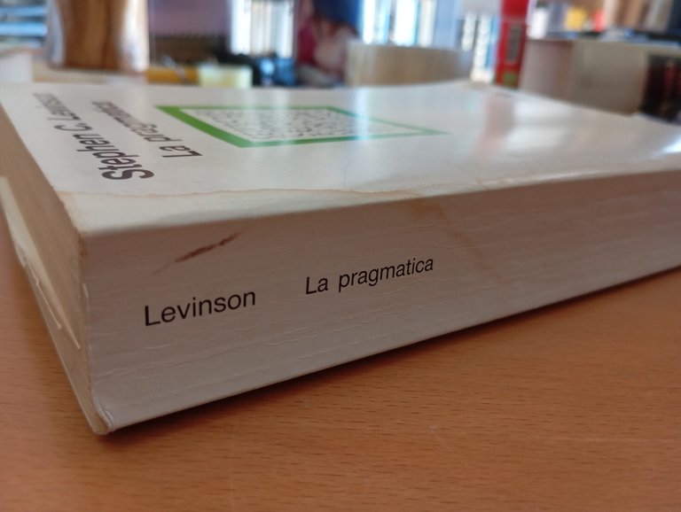 La pragmatica, Stephen C. Levinson, Il Mulino, 1985