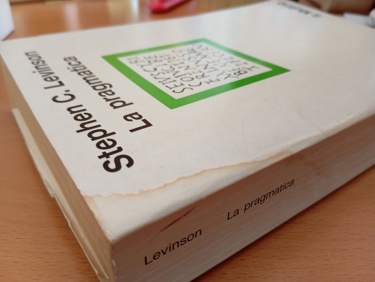 La pragmatica, Stephen C. Levinson, Il Mulino, 1985