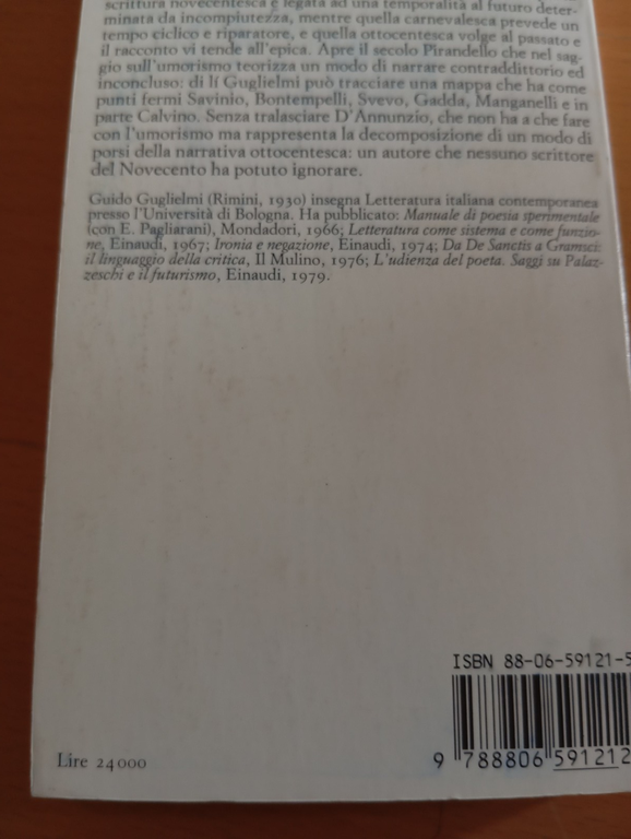 La prosa italiana del Novecento, Guido Guglielmi, Einaudi PBE, 1999 | Immagine Gallery 10