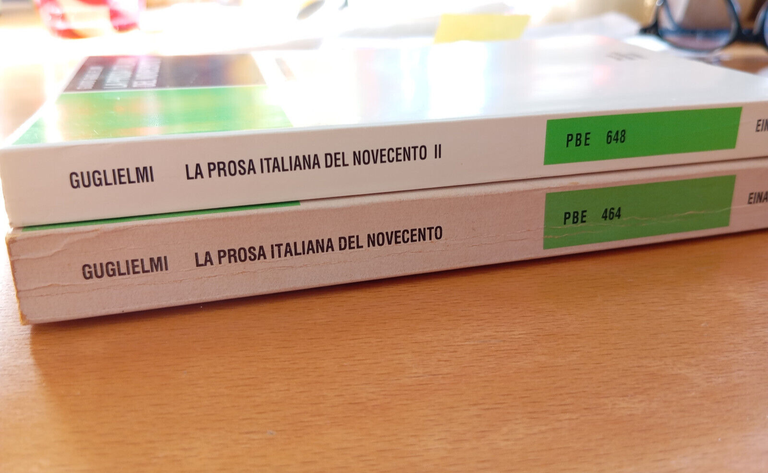 La prosa italiana del Novecento, volumi I e II, Guido …