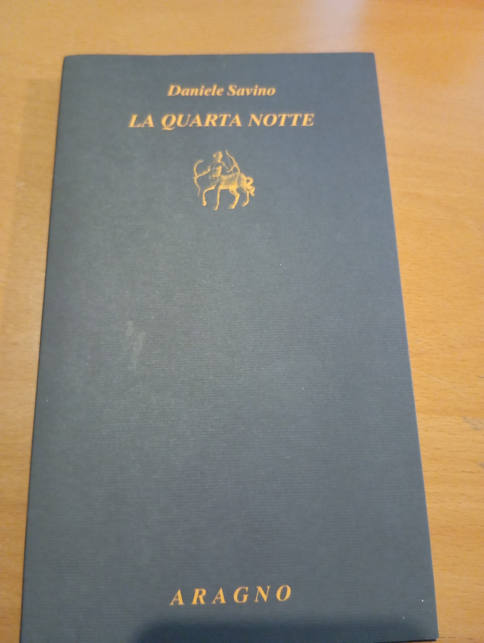 La quarta notte, Daniele Savino, Aragno, 2024