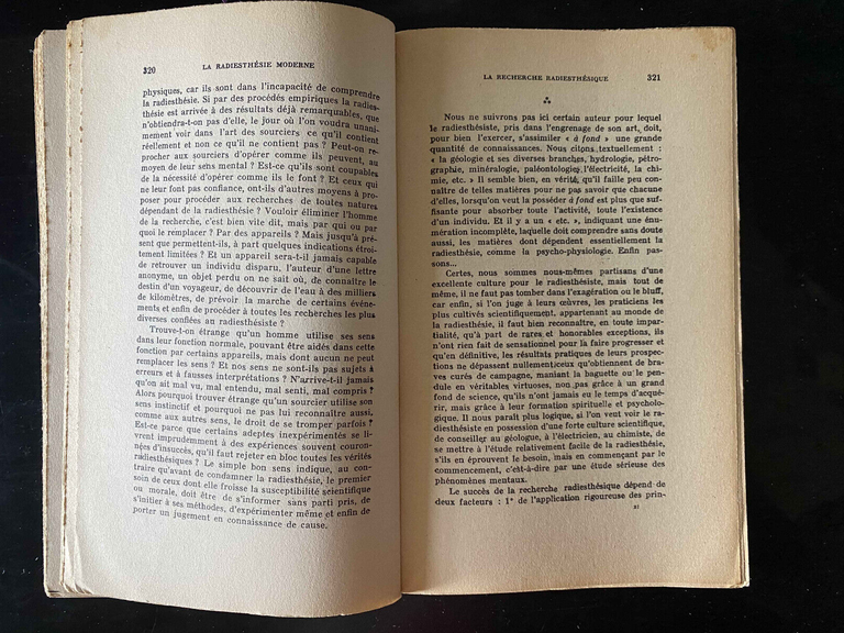 La Radiesthesie moderne, Antoine Luzy, Dangles, 1943