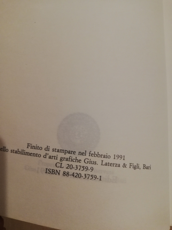 La religione dell'umanità, G. E. Lessing, 1991, Laterza