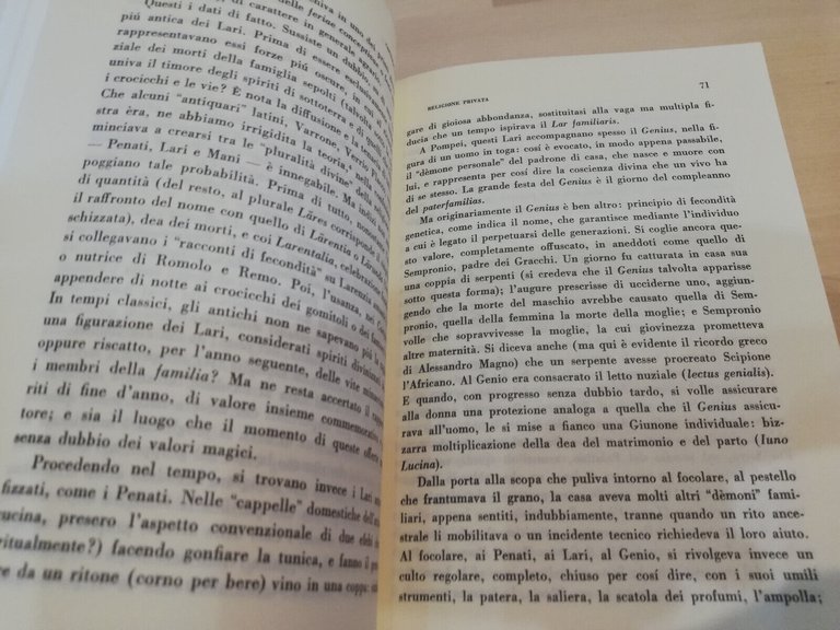 La religione romana, Jean Bayet, Bollati Boringhieri, 1992