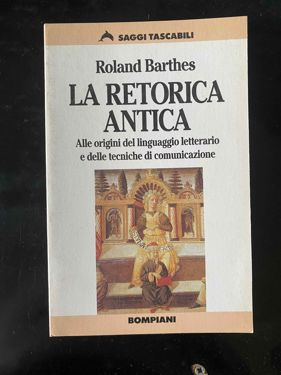 La retorica antica, Roland Barthes, Bompiani, 1993