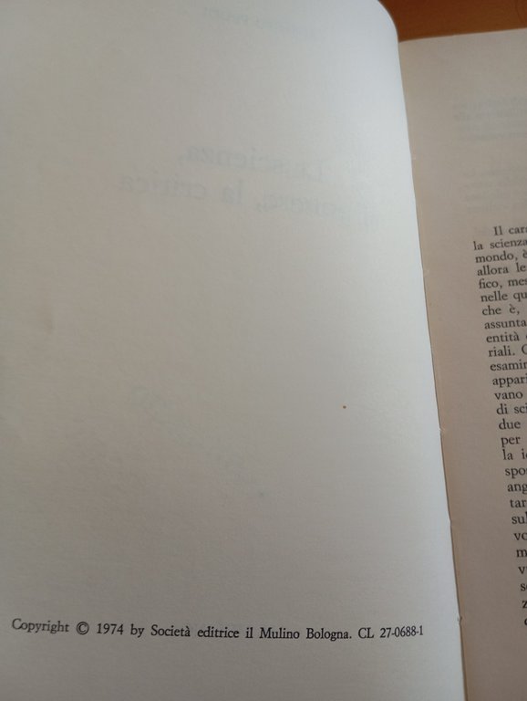 La scienza, il potere, la critica, Giorgio Prodi, Il Mulino, … | Immagine Gallery 12