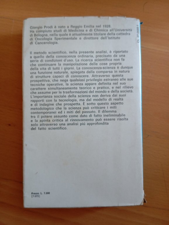 La scienza, il potere, la critica, Giorgio Prodi, Il Mulino, … | Immagine Gallery 5