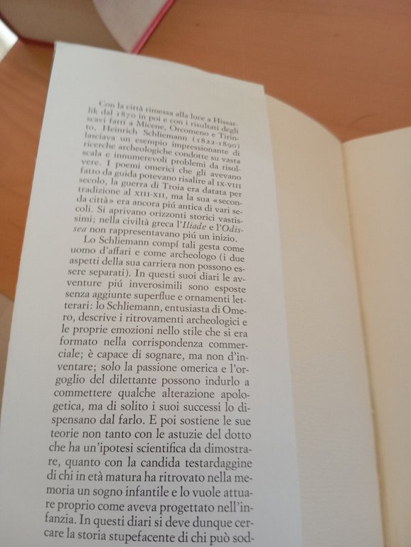 La scoperta di Troia, Heinrich Schliemann, Einaudi, 1962