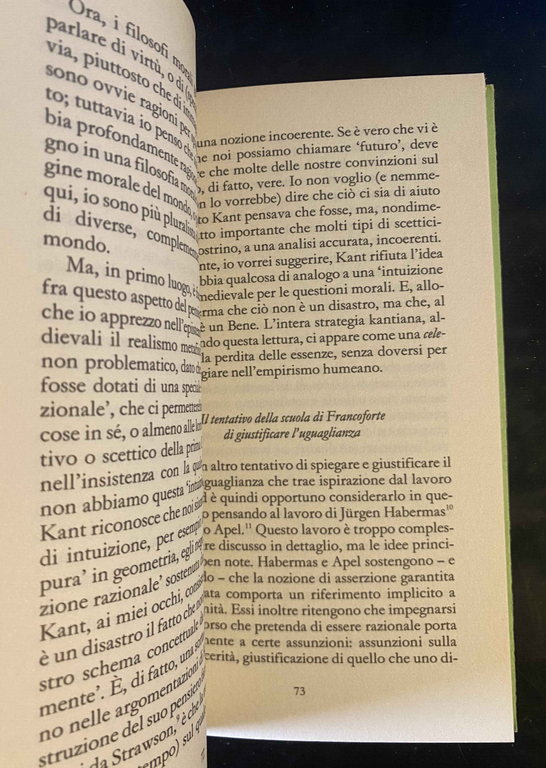 La sfida del realismo, Hilary Putnam, Garzanti, 1991