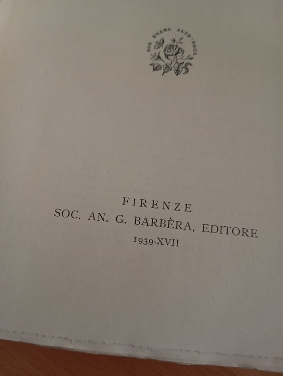 La stima dei beni fondiari, Arrigo Serpieri, Barbera, 1939