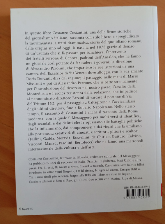 La storia del Messaggero, Costanzo Costantini, Gremese, 2008 | Immagine Gallery 4