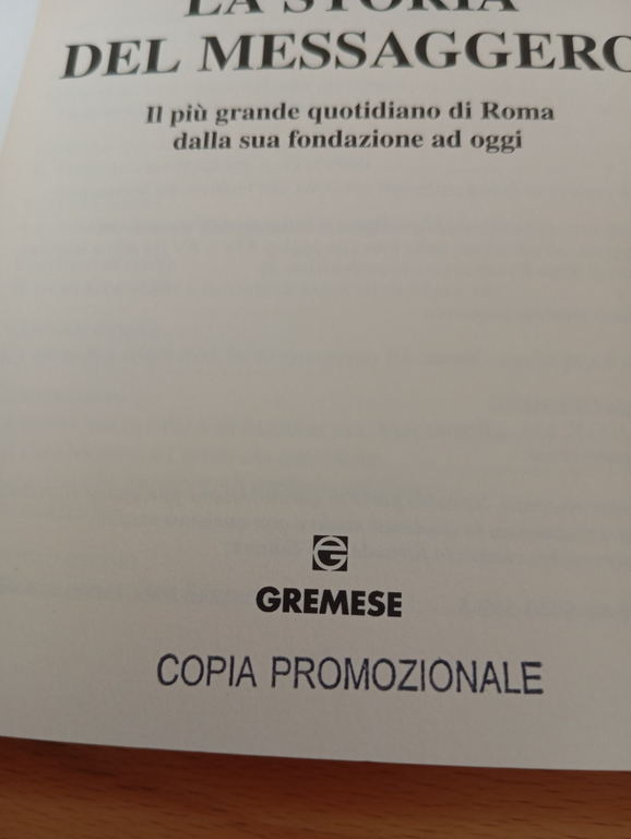 La storia del Messaggero, Costanzo Costantini, Gremese, 2008 | Immagine Gallery 6