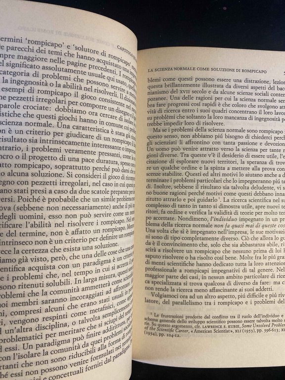 La struttura delle rivoluzioni scientifiche, Thomas S. Kuhn, Einaudi, 1995