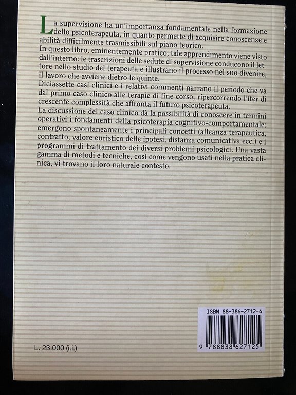 La supervisione dei casi clinici, Stefania Borgo, McGraw-Hill, 1998