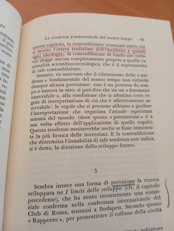 La tendenza fondamentale del nostro tempo, Emanuele Severino, Adelphi, 1988