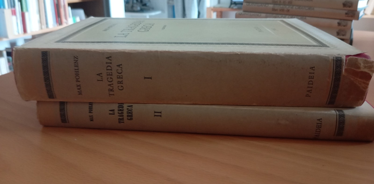 La tragedia greca, Max Pohlenz, Due volumi, Paideia, 1961 | Immagine Gallery 2