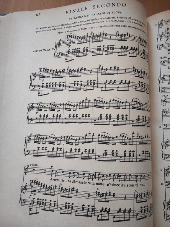 La traviata, G. Verdi, spartito canto e pianoforte, rllegato, Madella, … | Immagine Gallery 8