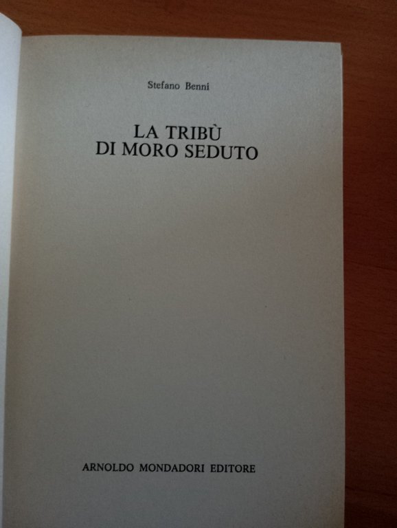 La tribù di Moro Seduto, Stefano Benni, Mondadori, 1977 | Immagine Gallery 7
