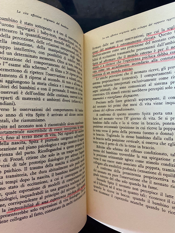 La vita affettiva originaria del bambino, Franco Fornari, Feltrinelli, 1986