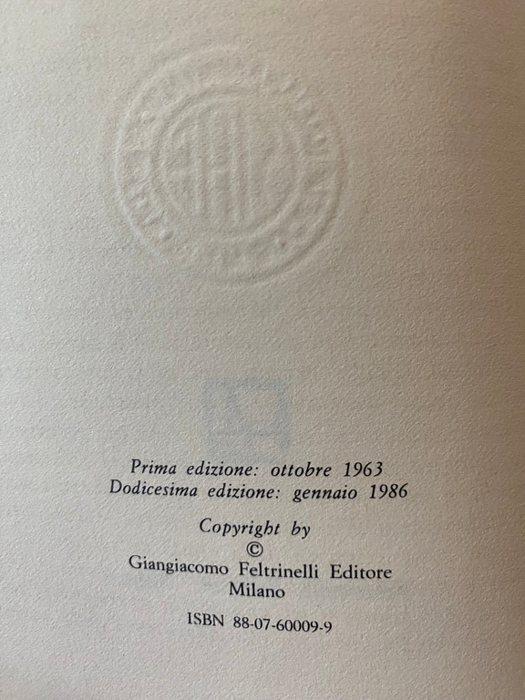 La vita affettiva originaria del bambino, Franco Fornari, Feltrinelli, 1986