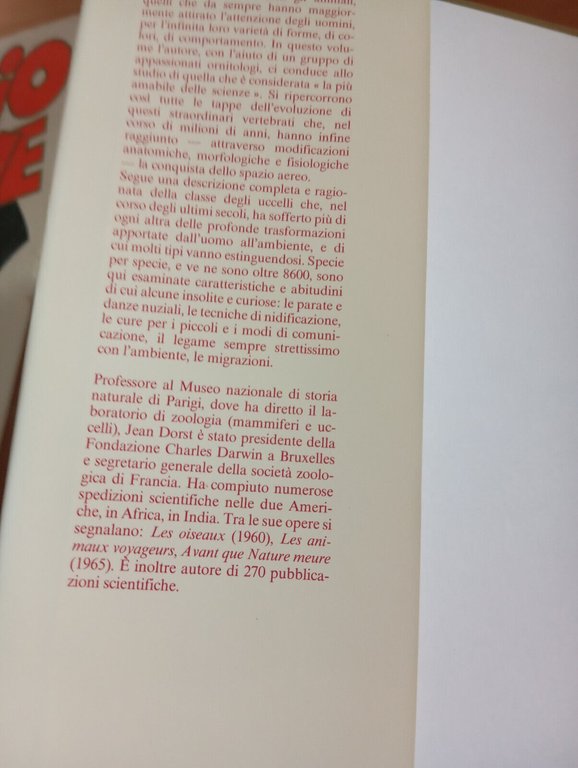 La vita degli uccelli, Jean Dorst, Garzanti, I libri della …