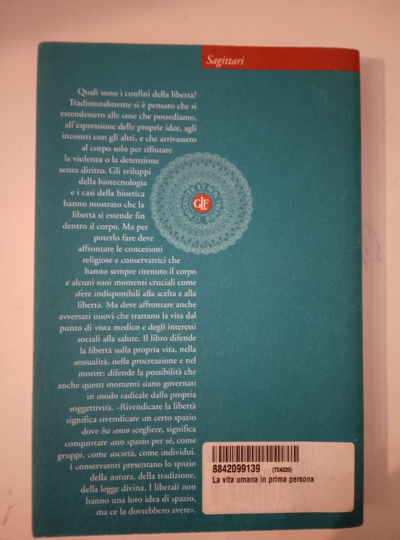 La vita umana in prima persona, Piergiorgio Donatelli, Laterza, 2012
