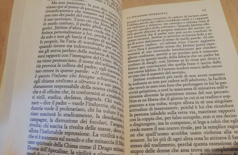 La vocazione interrotta, Pierre Klossowski, 1980, Einaudi