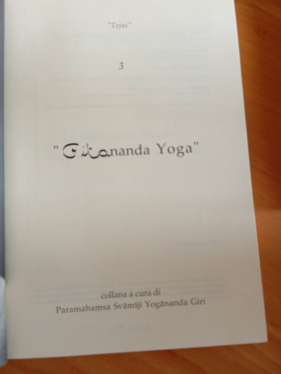 La voce del re serpente, Svami Gitananda Giri, Laksmi, 2010