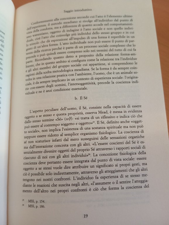 La voce della coscienza, George Herbert Mead, Jaca Book, 1996, …
