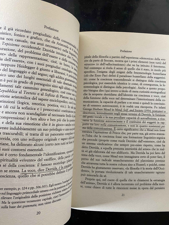 La voce e il fenomeno, Jacques Derrida, Jaca book, 1997