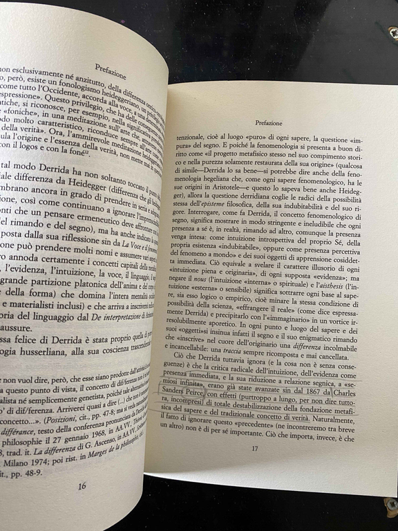 La voce e il fenomeno, Jacques Derrida, Jaca book, 1997