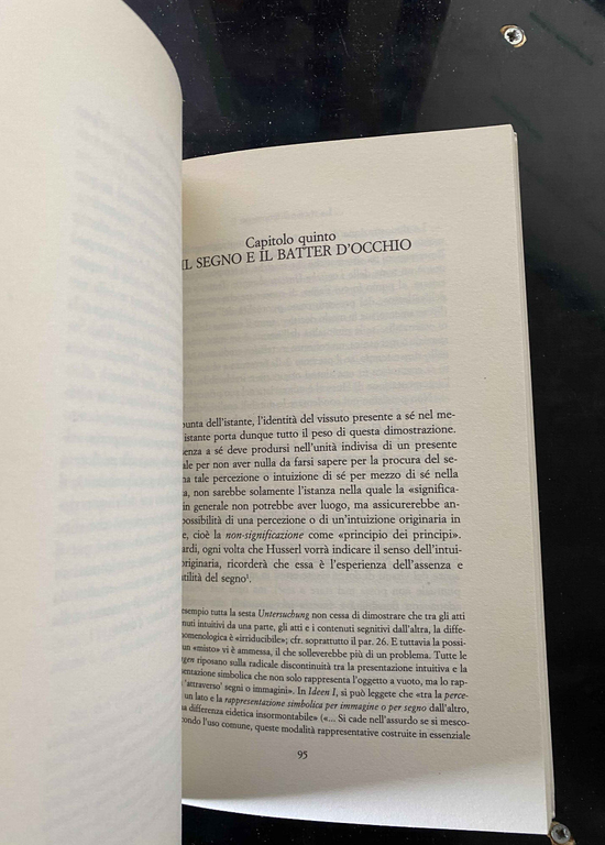 La voce e il fenomeno, Jacques Derrida, Jaca book, 1997