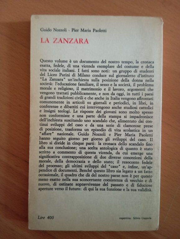 La Zanazara, Cronaca e documenti di scandalo, Nozzoli Paoletti Feltrinelli, … | Immagine Gallery 5