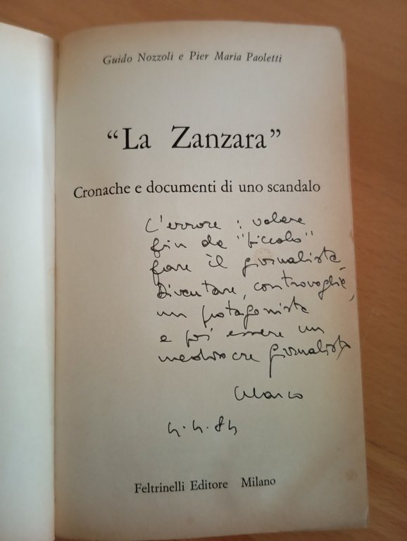 La Zanazara, Cronaca e documenti di scandalo, Nozzoli Paoletti Feltrinelli, … | Immagine Gallery 6