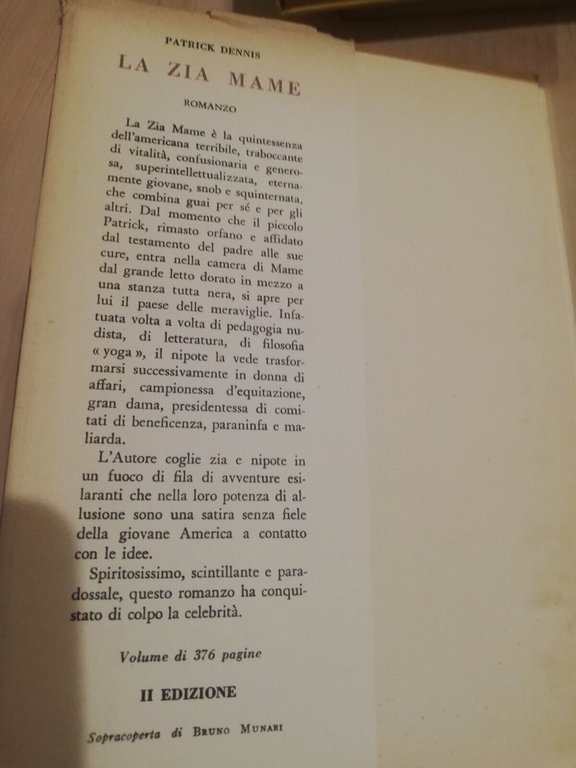 La Zia Mame, Patrick Dennis, 1956, Bompiani