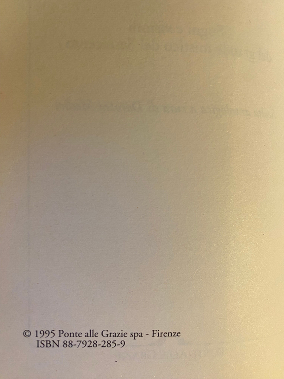 La zona grigia di Minerva, Emanuel Swedenborg, Ponte alle Grazie, …