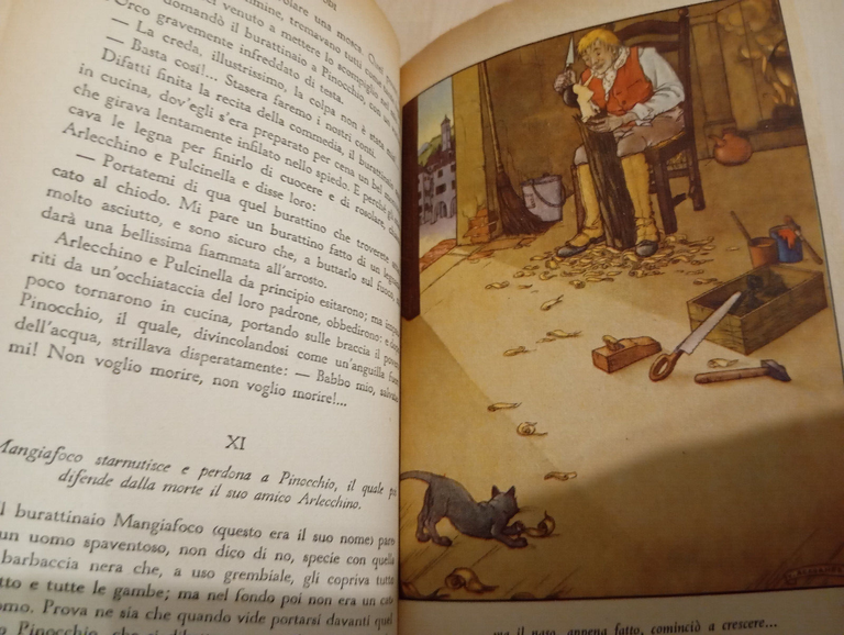 Le avventure di Pinocchio, Carlo Collodi BMM Mondadori, 1950 con …