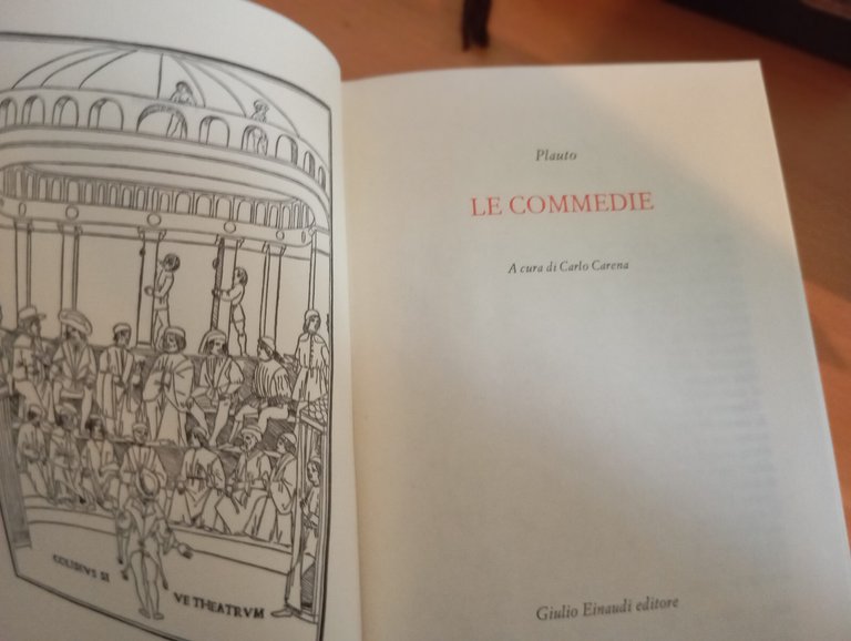 Le commedie, Plauto, Einaudi Millenni, 1975