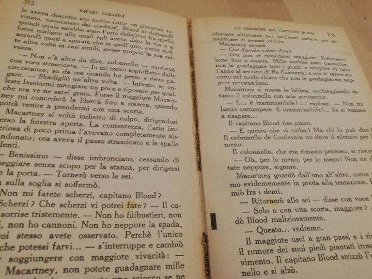 Le cronache del Capitano Blood, Rafael Sabatini, Sonzogno, 1950