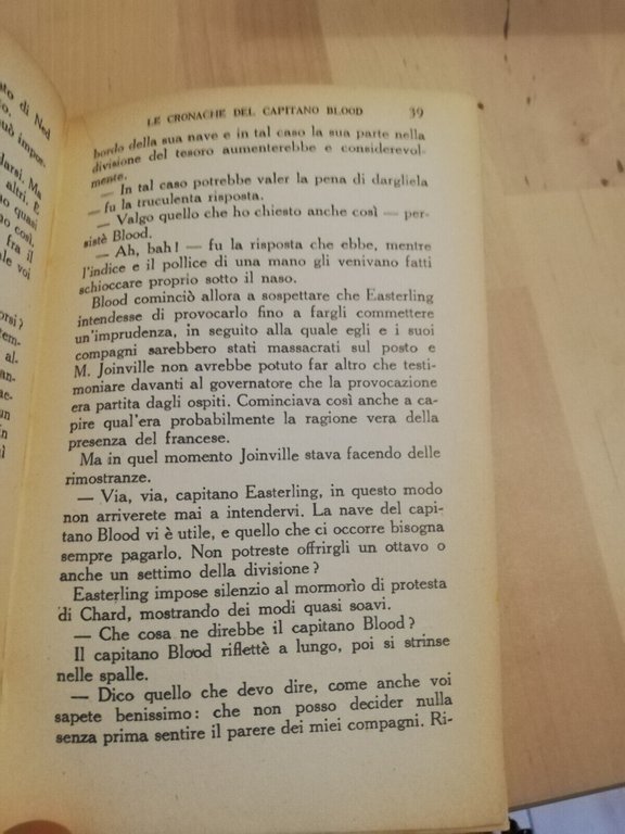 Le cronache del Capitano Blood, Rafael Sabatini, Sonzogno, 1950