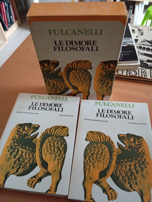 Le dimore filosofali, 2 volumi cofanetto, Fulcanelli, edizioni Mediterranee 1988
