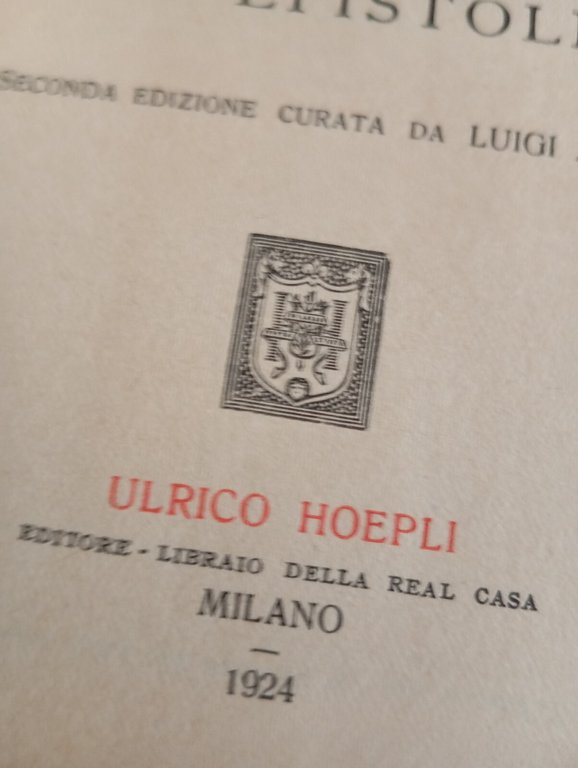 Le Epistole, Paolo di Tarso, G. M. Zampini, Hoepli, 1924 | Immagine Gallery 22