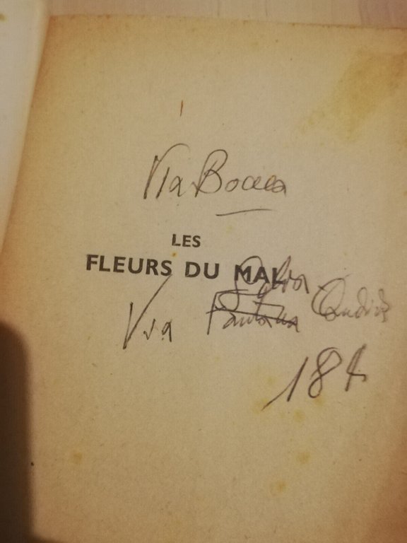 Le fleurs du mal, Charles Baudelaire, 1946, dition Rouff Paris