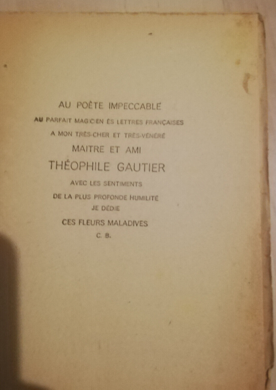 Le fleurs du mal, Charles Baudelaire, 1946, dition Rouff Paris